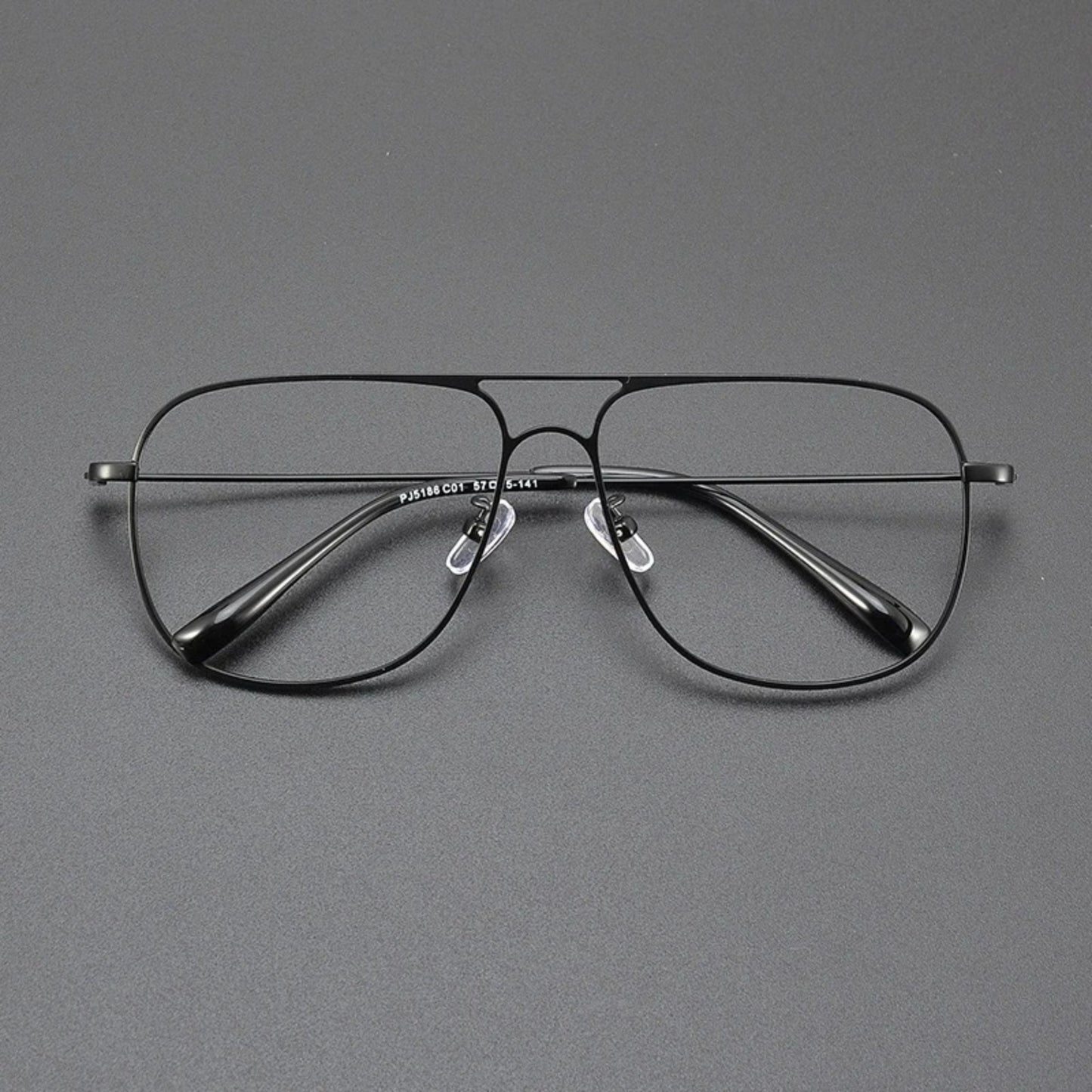 Titanium Oversized Pilot Eyeglasses