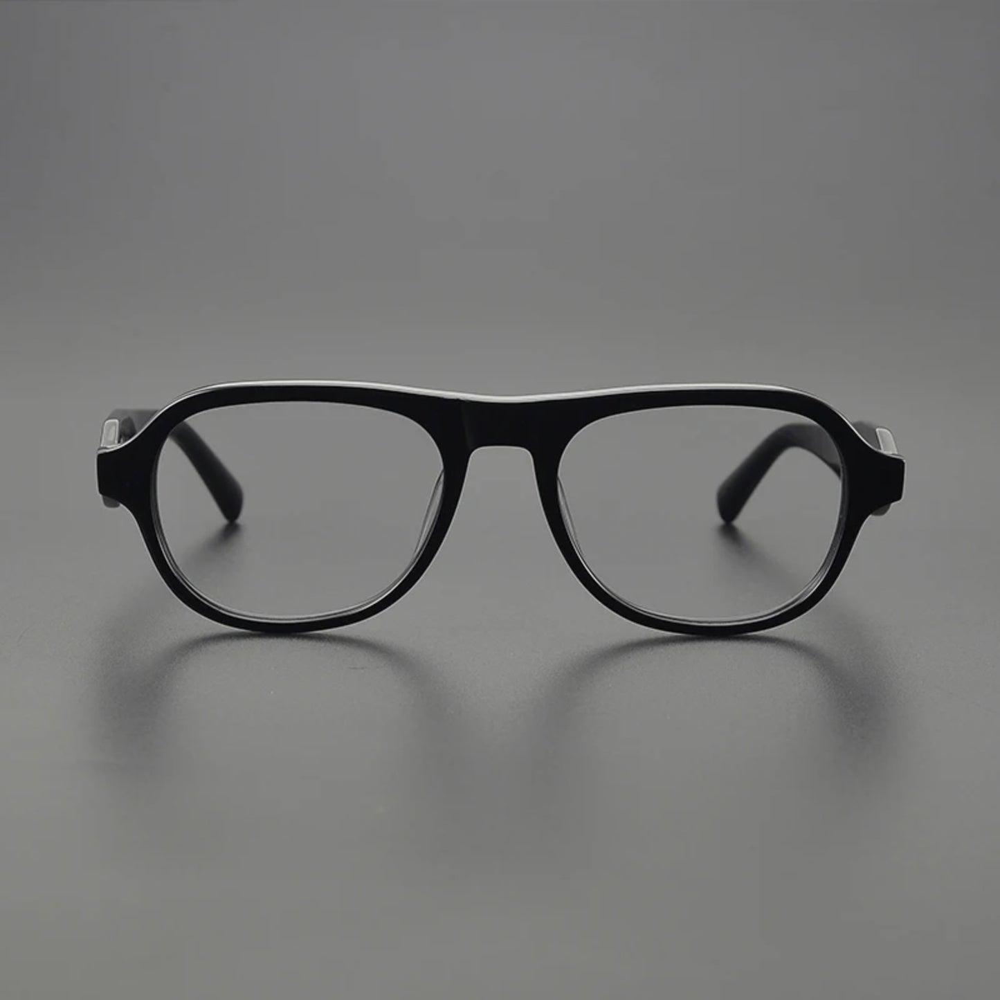 Acetate Chunky Square Eyeglasses