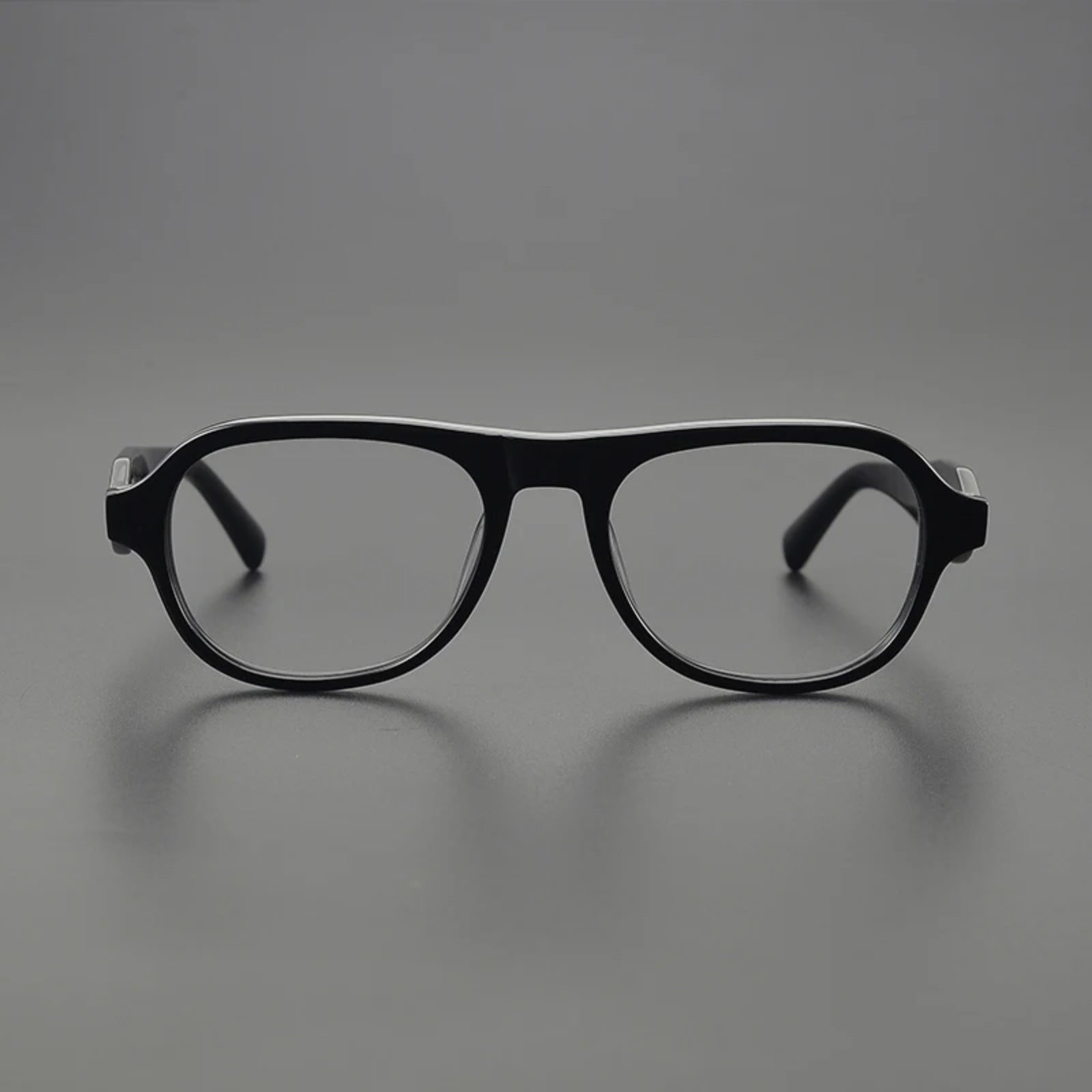 Acetate Chunky Square Eyeglasses | Bold Retro Optical Frames – CINILY UK frame detail