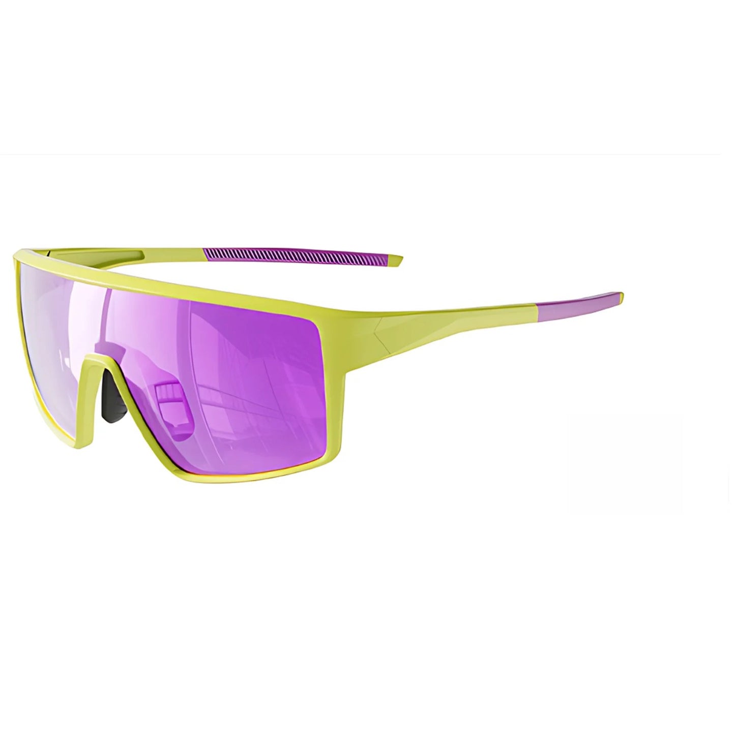 TR90 Windproof Shield Sports Sunglasses with PC Lens for Cycling, Running and Hiking