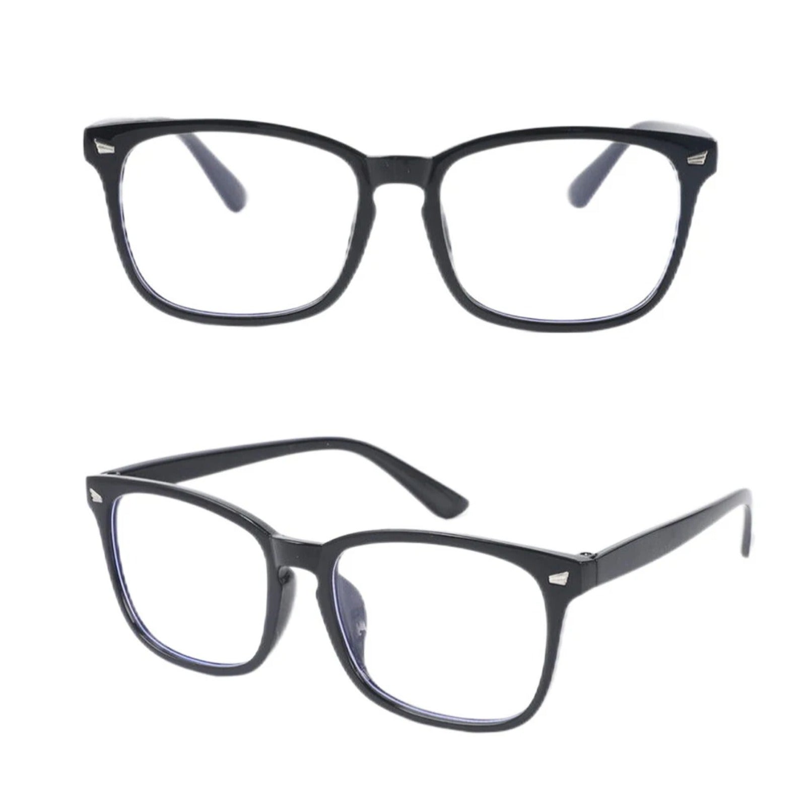 Black Square Blue Light Glasses | Affordable Screen Glasses Online – CINILY UK additional product view