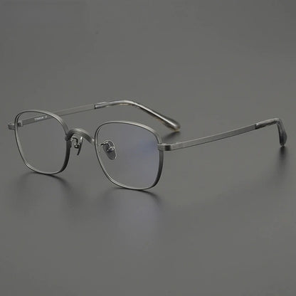Titanium Square Prescription Eyeglasses | Affordable Rx Glasses Online – CINILY UK side view