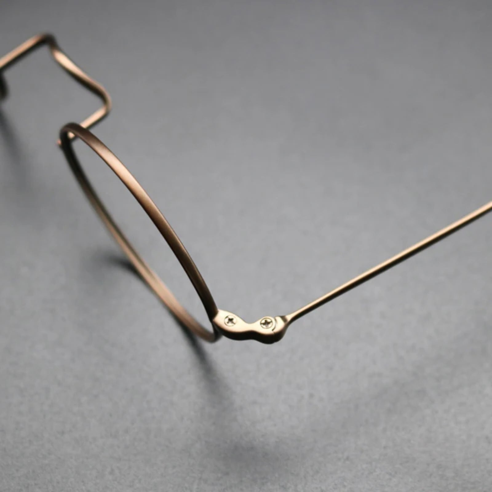 Petite Titanium Wire Round Prescription Eyeglasses | Ultra-Light Optical Frame for Rx Lenses – CINILY UK additional product view