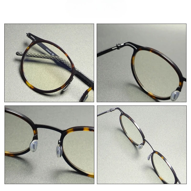 Vintage Round Reading Glasses | Photochromic & Anti-Blue Light | Progressive Options