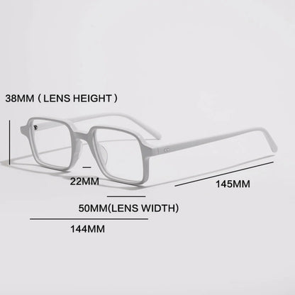 Acetate Tortoise Square Prescription Eyeglasses | Retro Designer Rx Glasses – CINILY UK additional product view