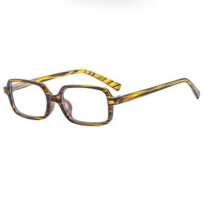 Small Rectangle Blue Light Glasses | Retro Screen Glasses Online – CINILY UK front view