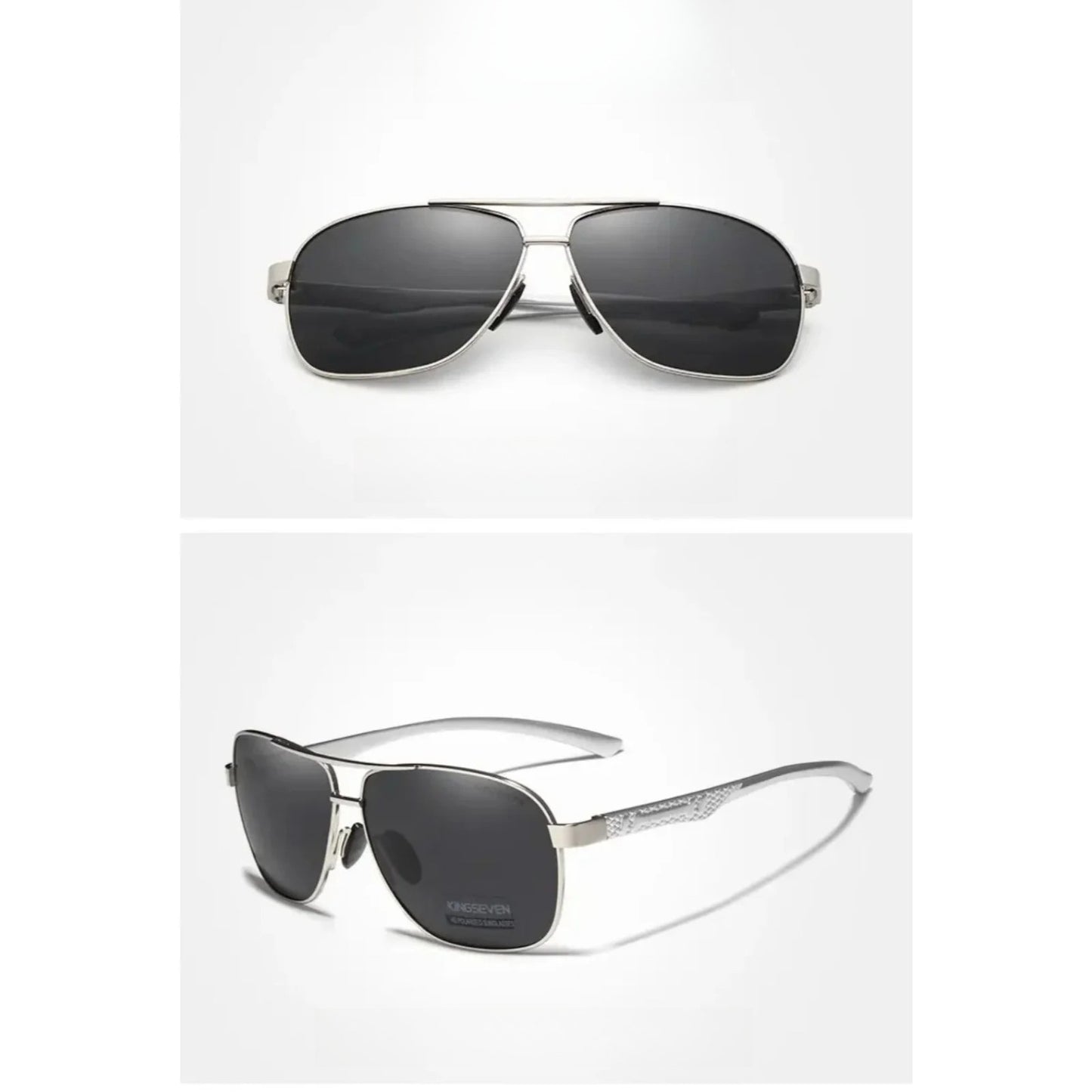 Aluminum Pilot Polarized UV400 Sunglasses