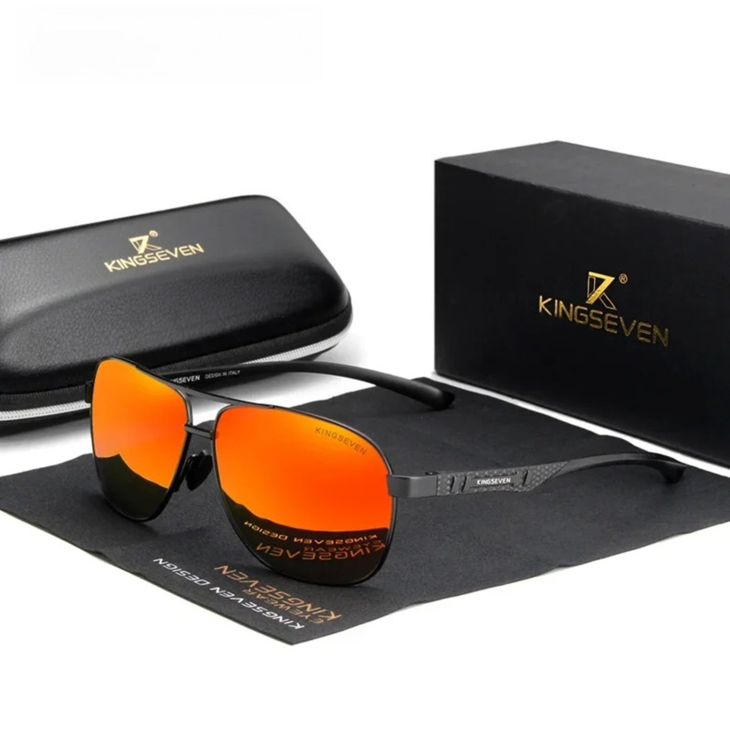 Aluminum Pilot Polarized UV400 Sunglasses