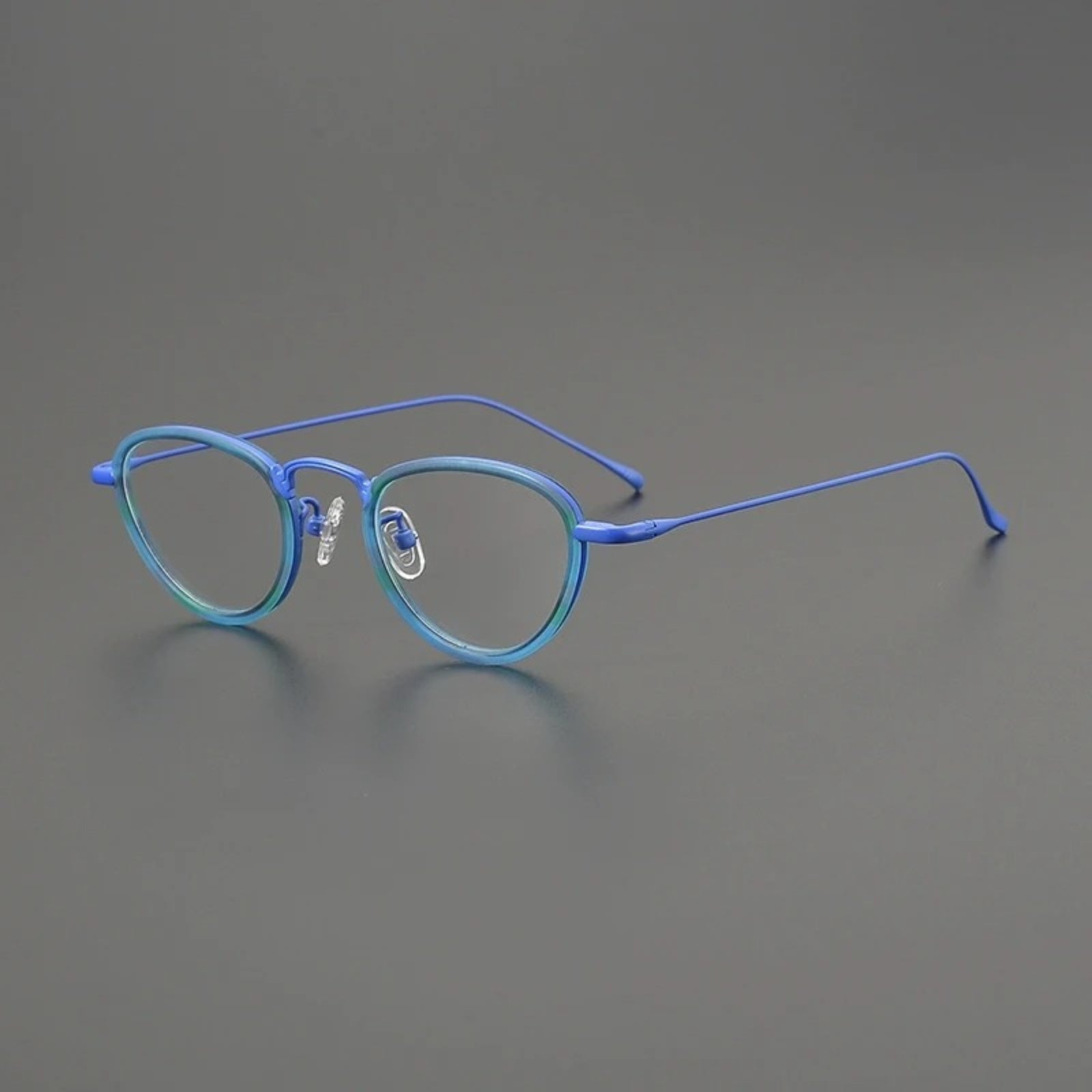 Titanium Cat Eye Prescription Eyeglasses | Stylish Lightweight Rx Glasses Online – CINILY UK - Blue