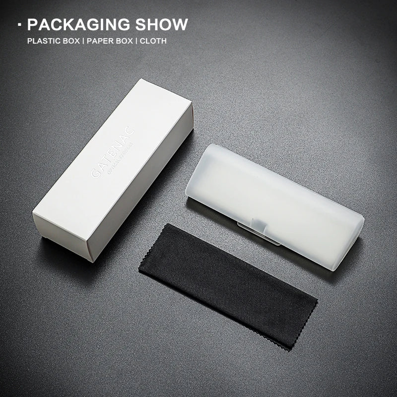 Vintage Titanium Round Optical Glasses Frame Lightweight Small Fit