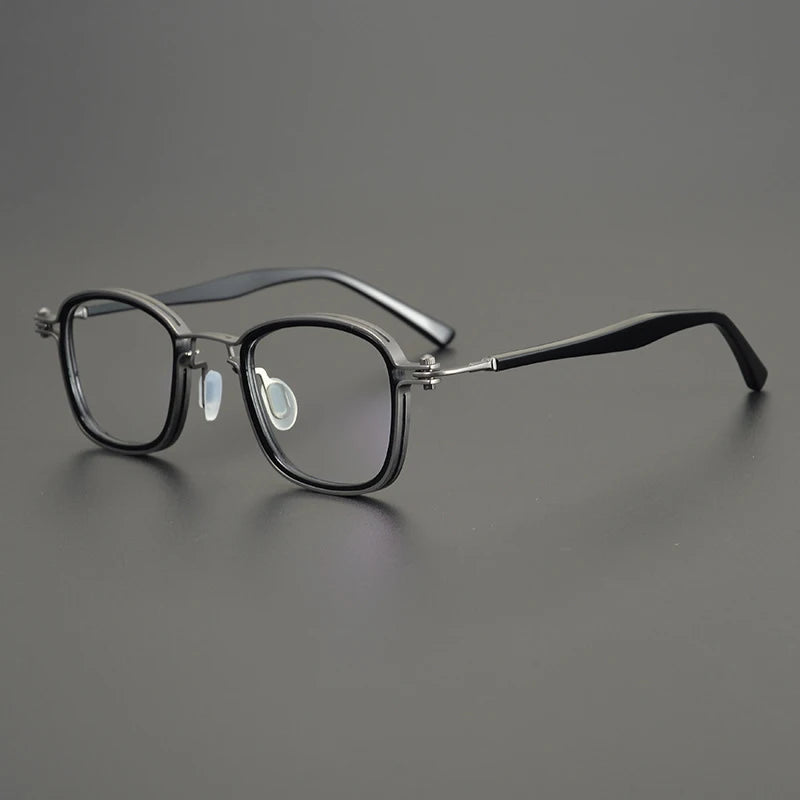 Alloy Blue Square Eyeglasses