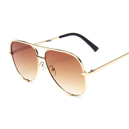 Aviator Gradient Mirror Sunglasses | Retro Women’s Driver Shades – CINILY UK additional product view