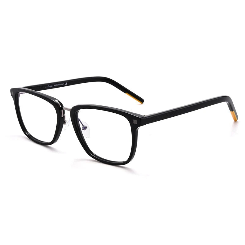 Crystal Acetate Square Eyeglasses