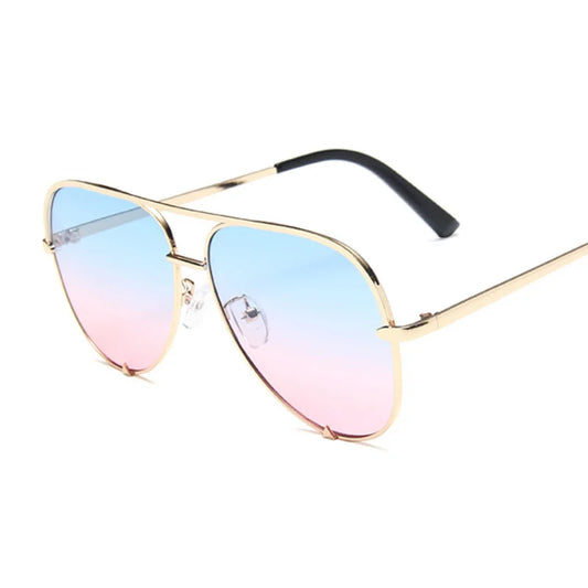 Aviator Gradient Mirror Sunglasses | Retro Women’s Driver Shades – CINILY UK