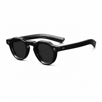 Vintage Polarised Acetate Sunglasses with UV400 Protection and a Small Fit side view