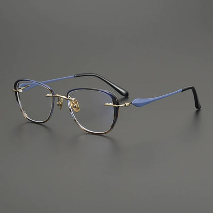 Titanium Tortoise Cat Eye Prescription Eyeglasses | Lightweight Optical Frame for Rx Lenses – CINILY UK