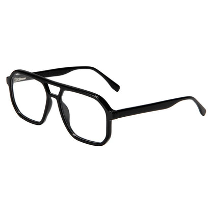 Acetate Double-Bridge Pilot Prescription Eyeglasses | Retro Optical Frame for Rx Lenses – CINILY UK additional product view