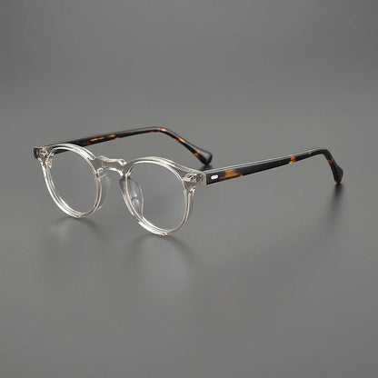Japanese Acetate Panto Prescription Eyeglasses | Retro Optical Frame for Rx Lenses – CINILY UK frame detail