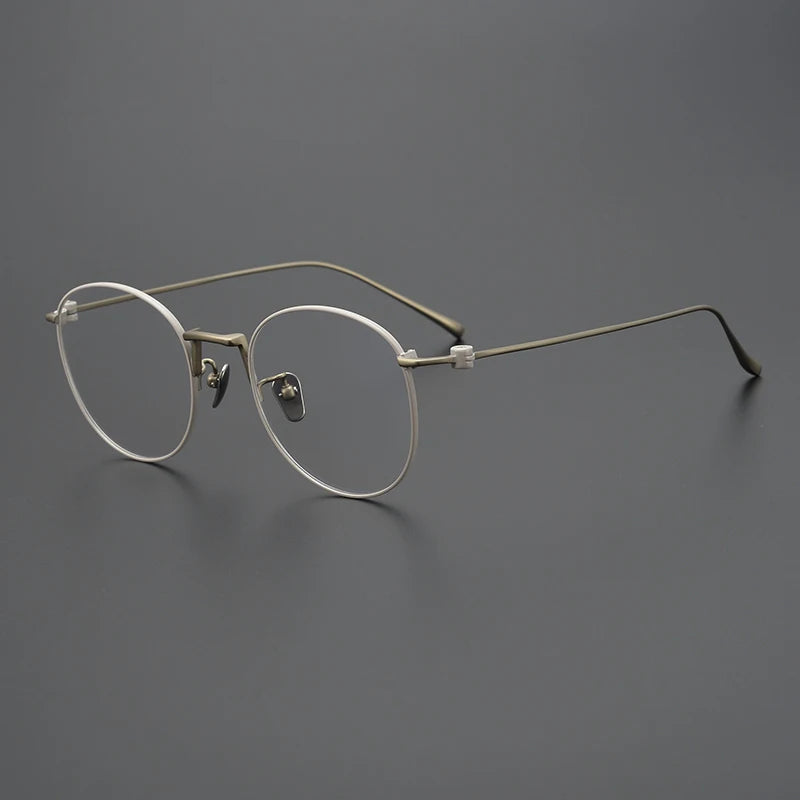 Titanium Wire Round Prescription Eyeglasses | Ultra-Light Optical Frame for Rx Lenses – CINILY UK - Pink