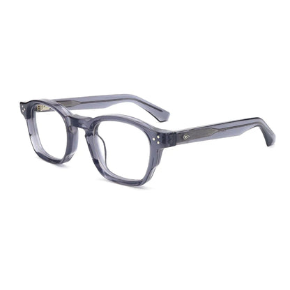 Vintage Thick Acetate Square Eyeglasses Frame with Handmade Finish additional product view
