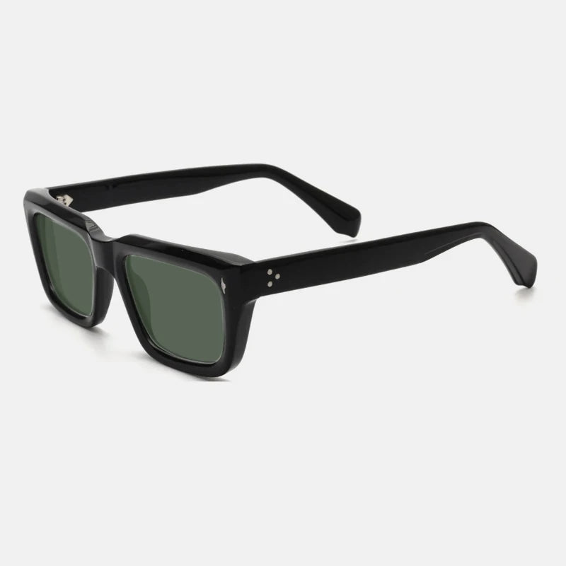 Vintage Polarised Acetate Sunglasses | UV400 | Thick Retro Frame