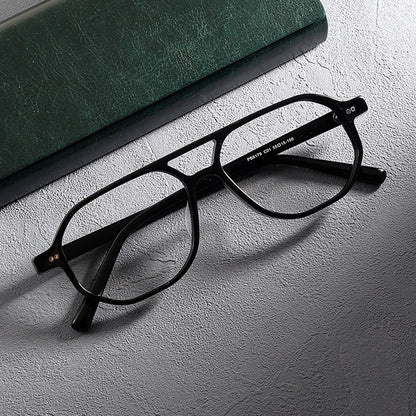 Acetate Tortoise Pilot Prescription Eyeglasses | Retro Optical Frame for Rx Lenses – CINILY UK