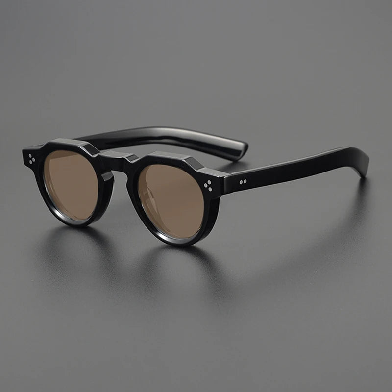 Vintage Polarised Acetate Sunglasses with UV400 Protection for a Small Fit