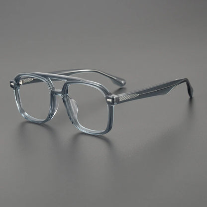 Acetate Square Prescription Eyeglasses | Affordable Retro Rx Glasses Online – CINILY UK side view