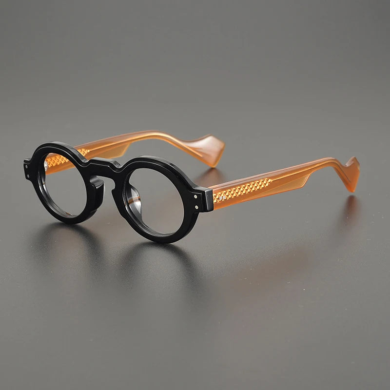 Acetate Chunky Round Prescription Eyeglasses