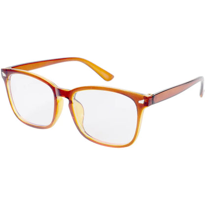 Black Square Blue Light Glasses | Affordable Screen Glasses Online – CINILY UK front view