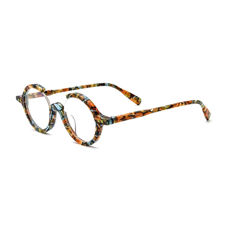 Acetate Round Prescription Eyeglasses