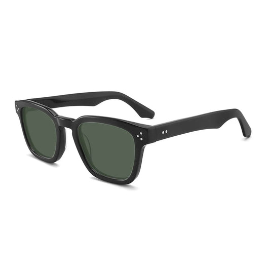 Crystal Green Polarized UV400 Sunglasses | Retro Acetate Designer Shades – CINILY UK