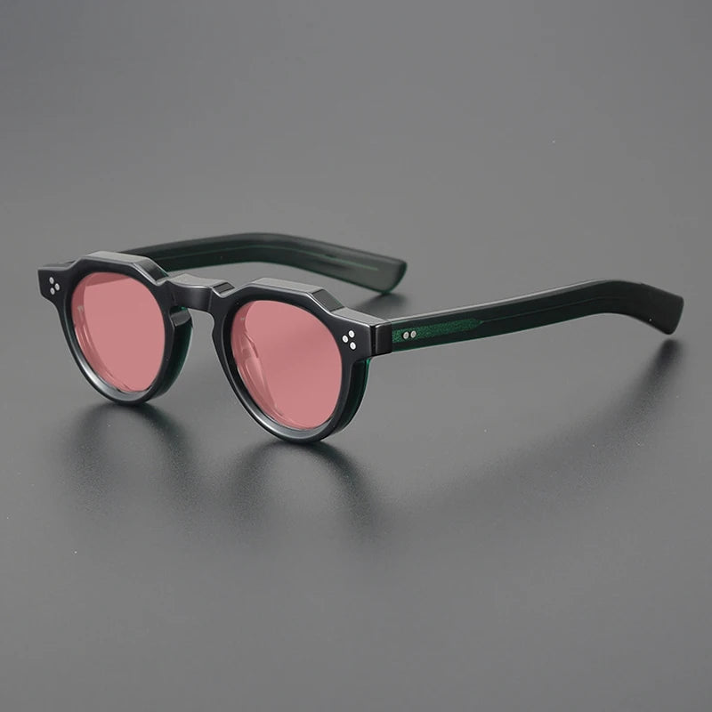 Vintage Polarised Acetate Sunglasses with UV400 Protection for a Small Fit
