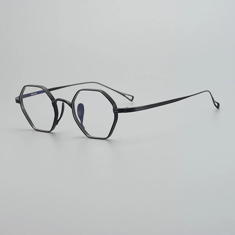 Ultra-Light Titanium Round Eyeglasses