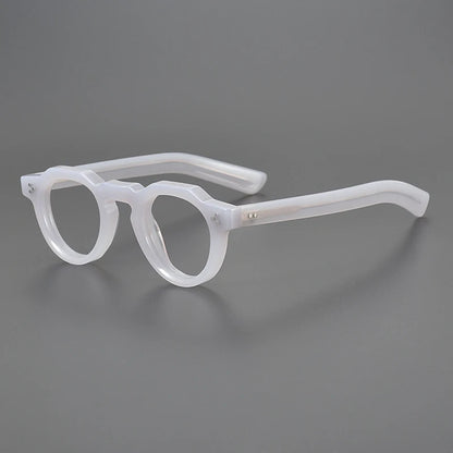 Vintage Small Round Acetate Glasses Frame | Prescription-Ready additional product view