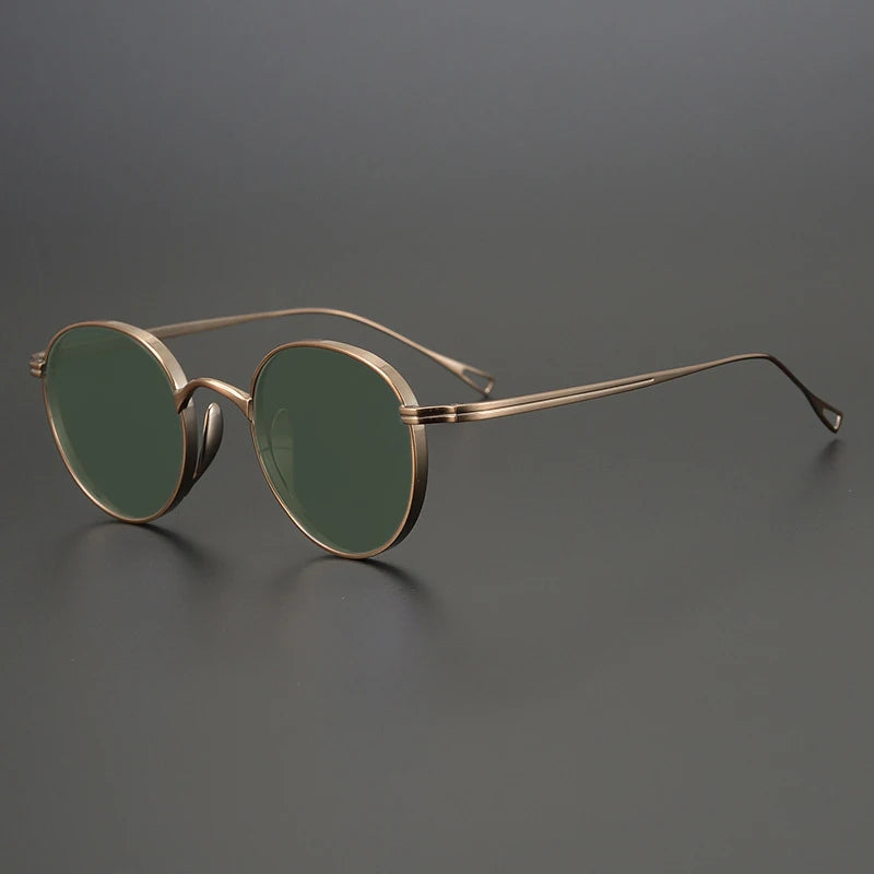 Ultra-Light Pure Titanium Polarised Sunglasses | Vintage Round
