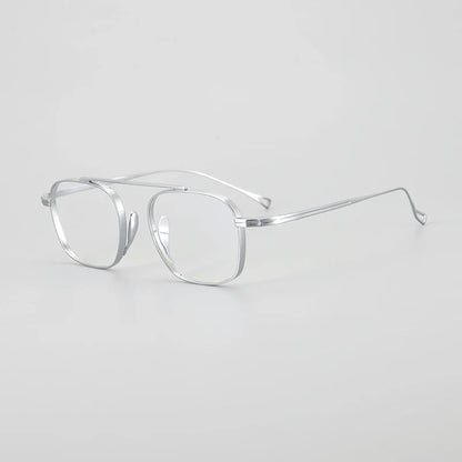 Petite Titanium Pilot Prescription Eyeglasses | Ultra-Light Optical Frame for Rx Lenses – CINILY UK lens detail