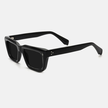 Vintage Thick Acetate Polarised Sunglasses | UV400 | Retro Square additional product view