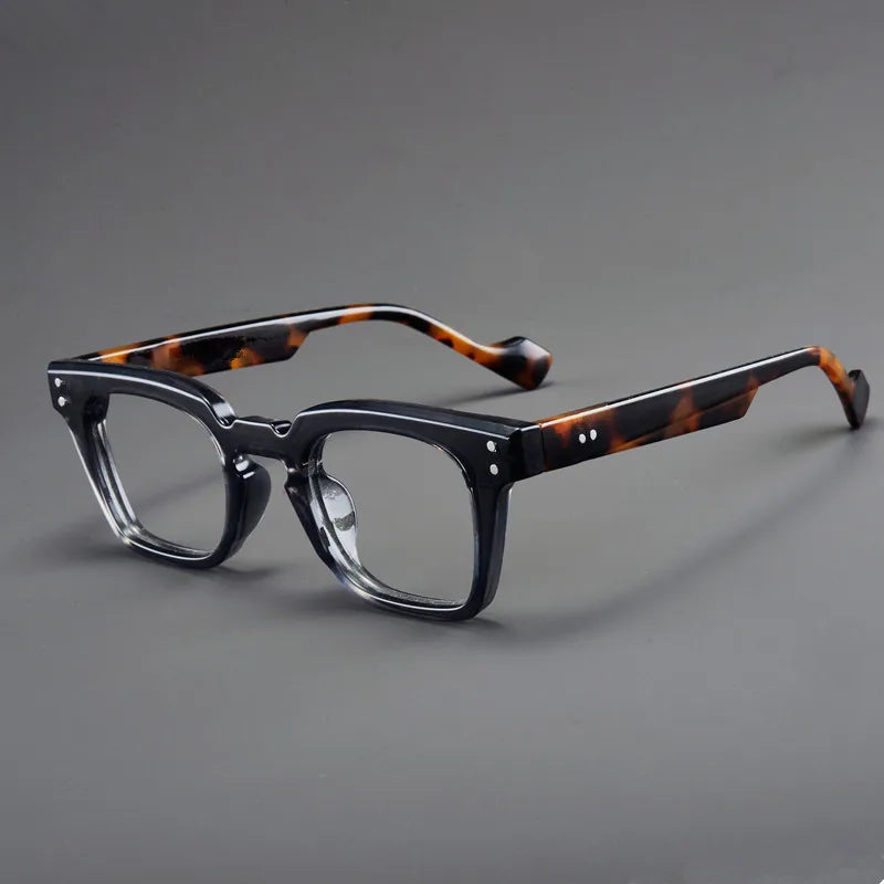 Black Square Eyeglasses | Stylish Everyday Optical Frames – CINILY UK - Tortoise