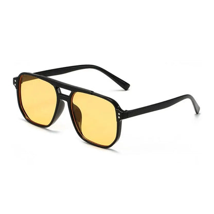 Punk Square UV400 Sunglasses | Bold Retro Unisex Shades – CINILY UK side view