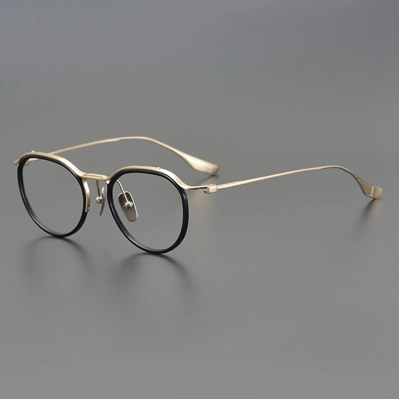 Korean Titanium Windsor Round Eyeglasses