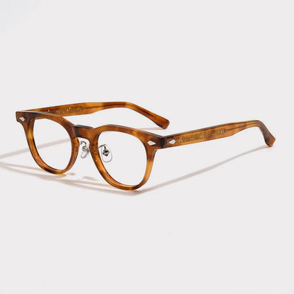 Acetate Keyhole Panto Prescription Eyeglasses | Retro Optical Frame for Rx Lenses – CINILY UK