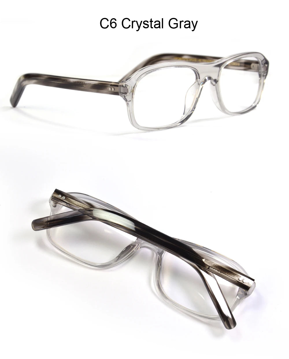 Retro Rectangle Acetate Eyeglasses – Kingsman-Inspired Style