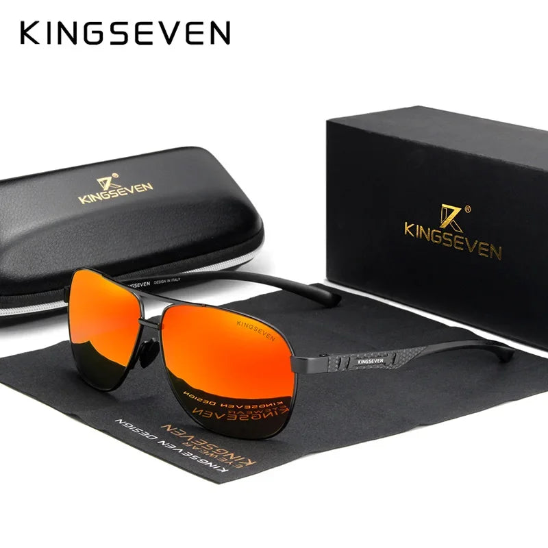 Aluminum Pilot Polarized UV400 Sunglasses