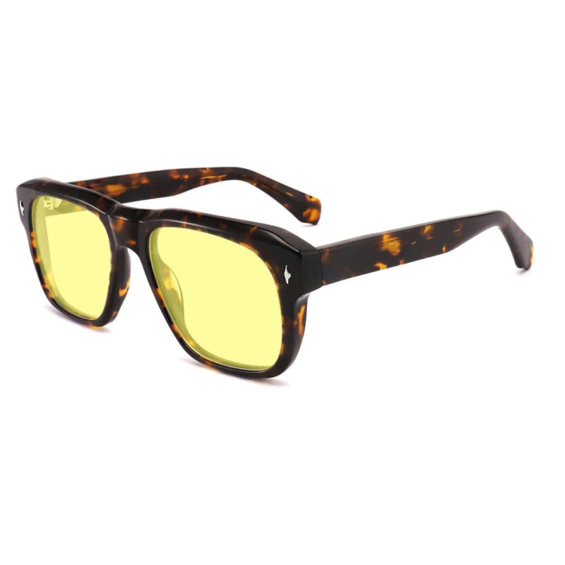 Vintage Polarised Acetate Sunglasses with UV400 Protection in a Larger Fit