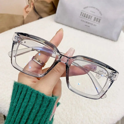Oversized Square Blue Light Glasses | Bold Screen Glasses Online – CINILY UK additional product view