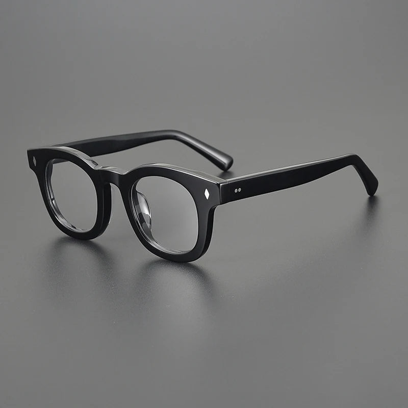 Acetate Chunky Round Eyeglasses
