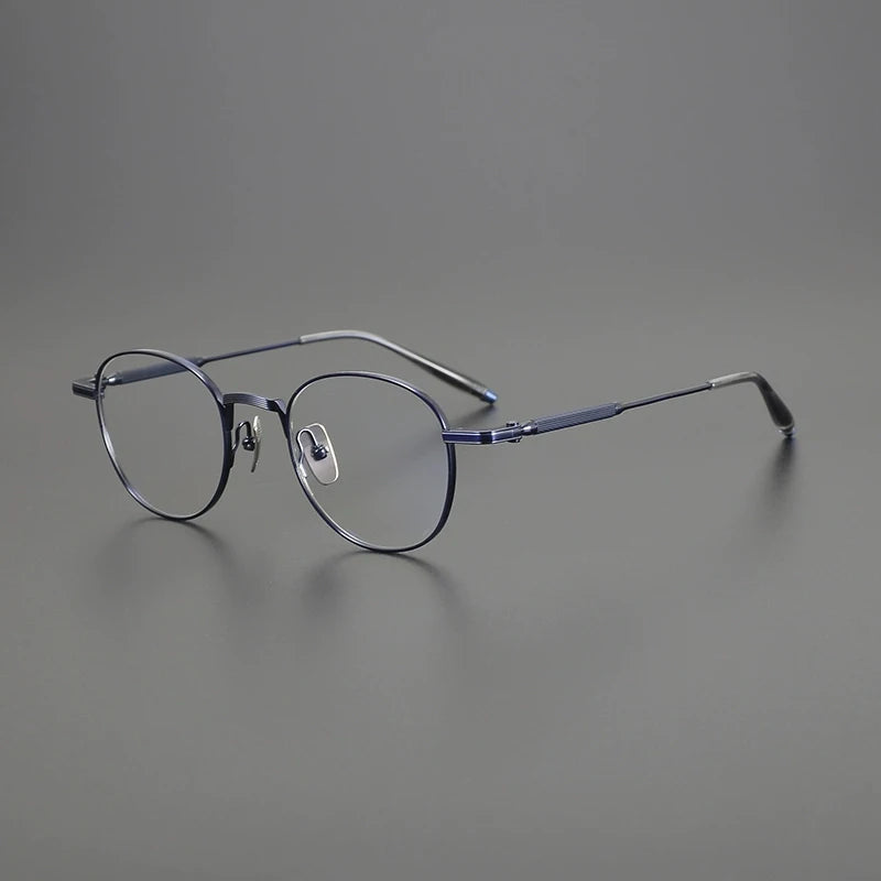 Titanium Minimalist Round Eyeglasses