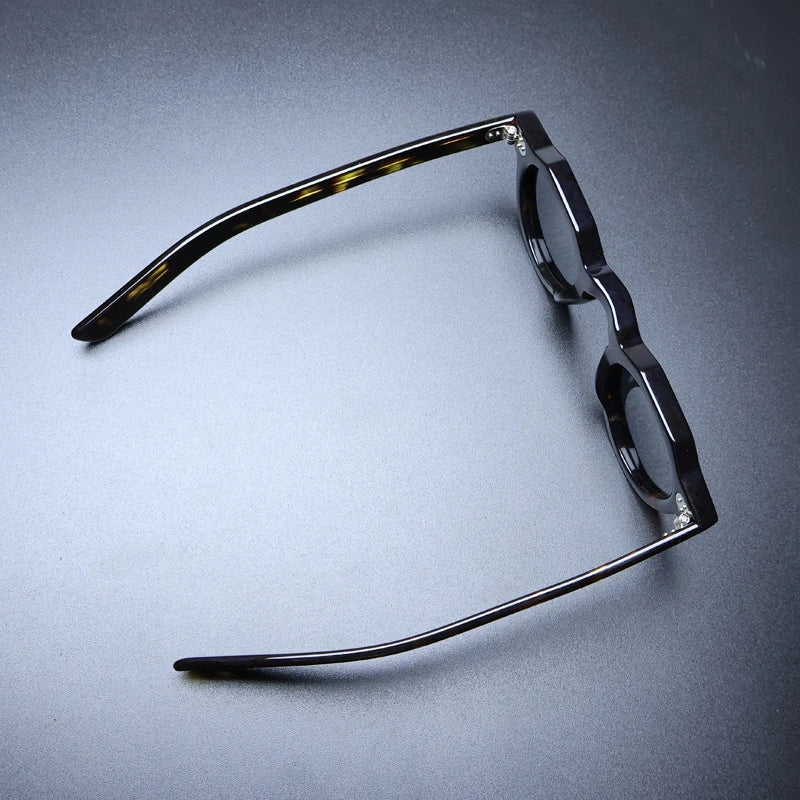 Vintage Polarised Acetate Sunglasses with UV400 Protection for a Small Fit