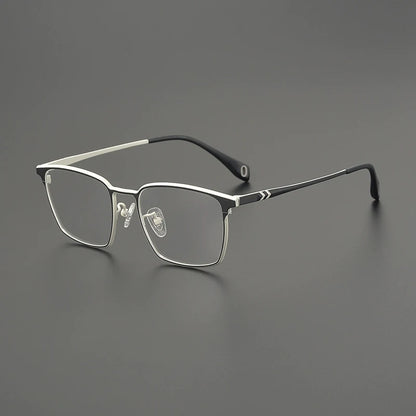 Titanium Neon Square Prescription Eyeglasses | Bold Lightweight Rx Glasses – CINILY UK